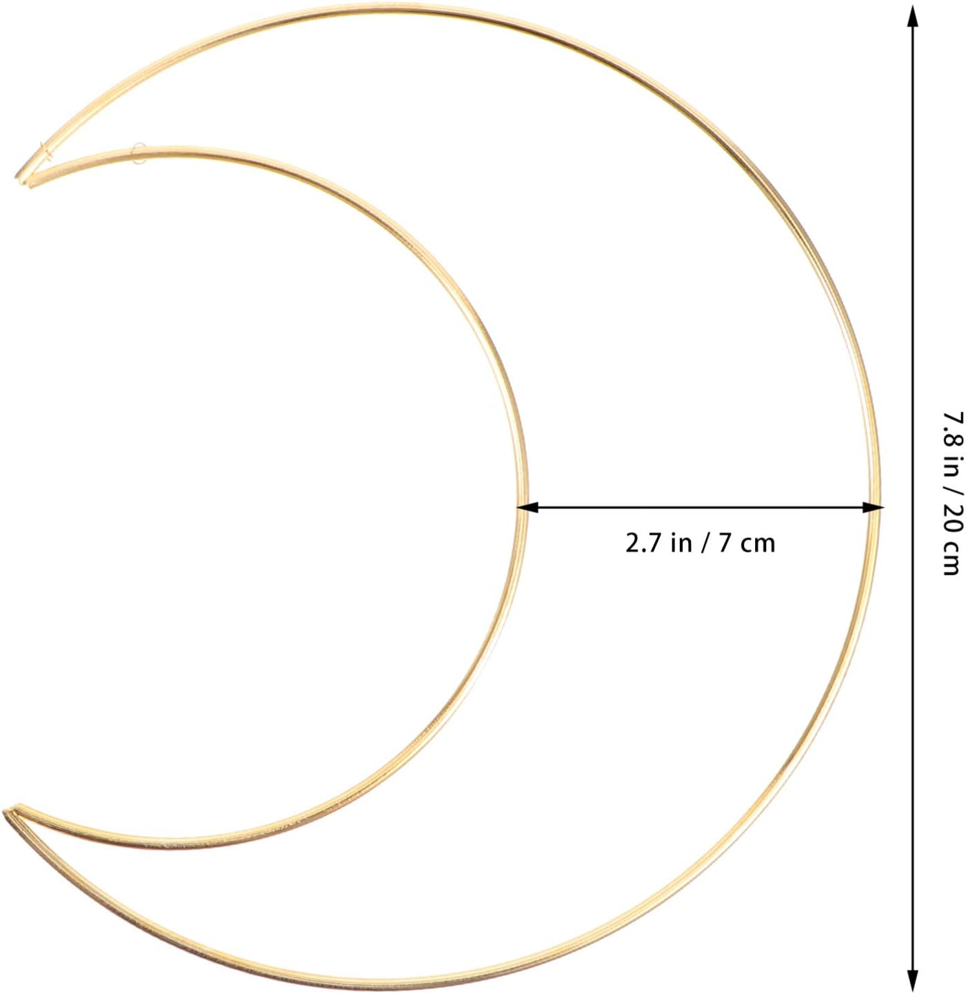 NOLITOY 12Pcs Dream Catcher Rings Metal Macrame Hoops for DIY Wedding Wreath Wall Decor Shape image number 1