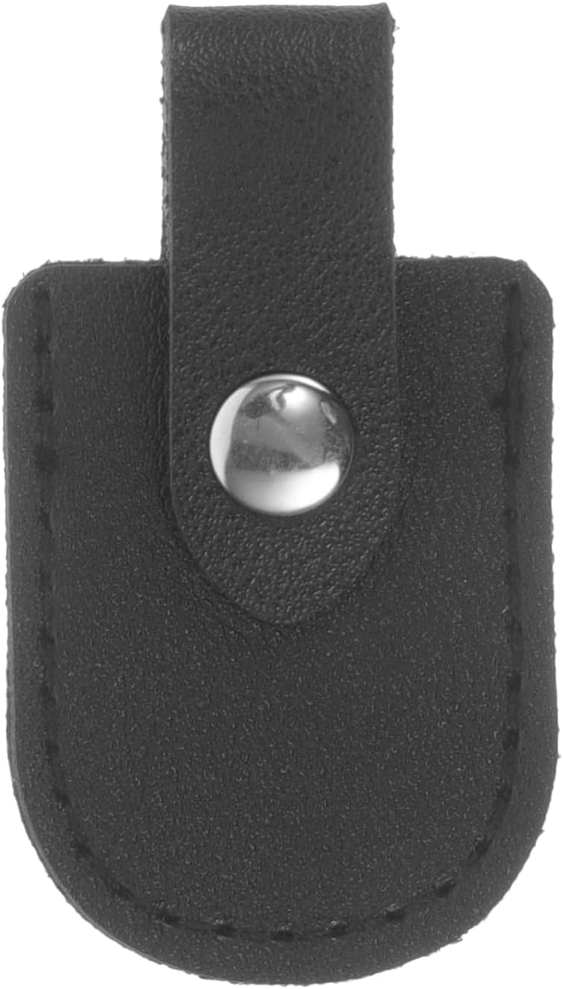 Ipetboom Pu Protective Nail Nipper Cover Sleeve for Manicure and Pedicure Tools Universal Cuticle Scissors Handle Storage Pouch Black Nail Scissor Case at Home and Salon image number 3