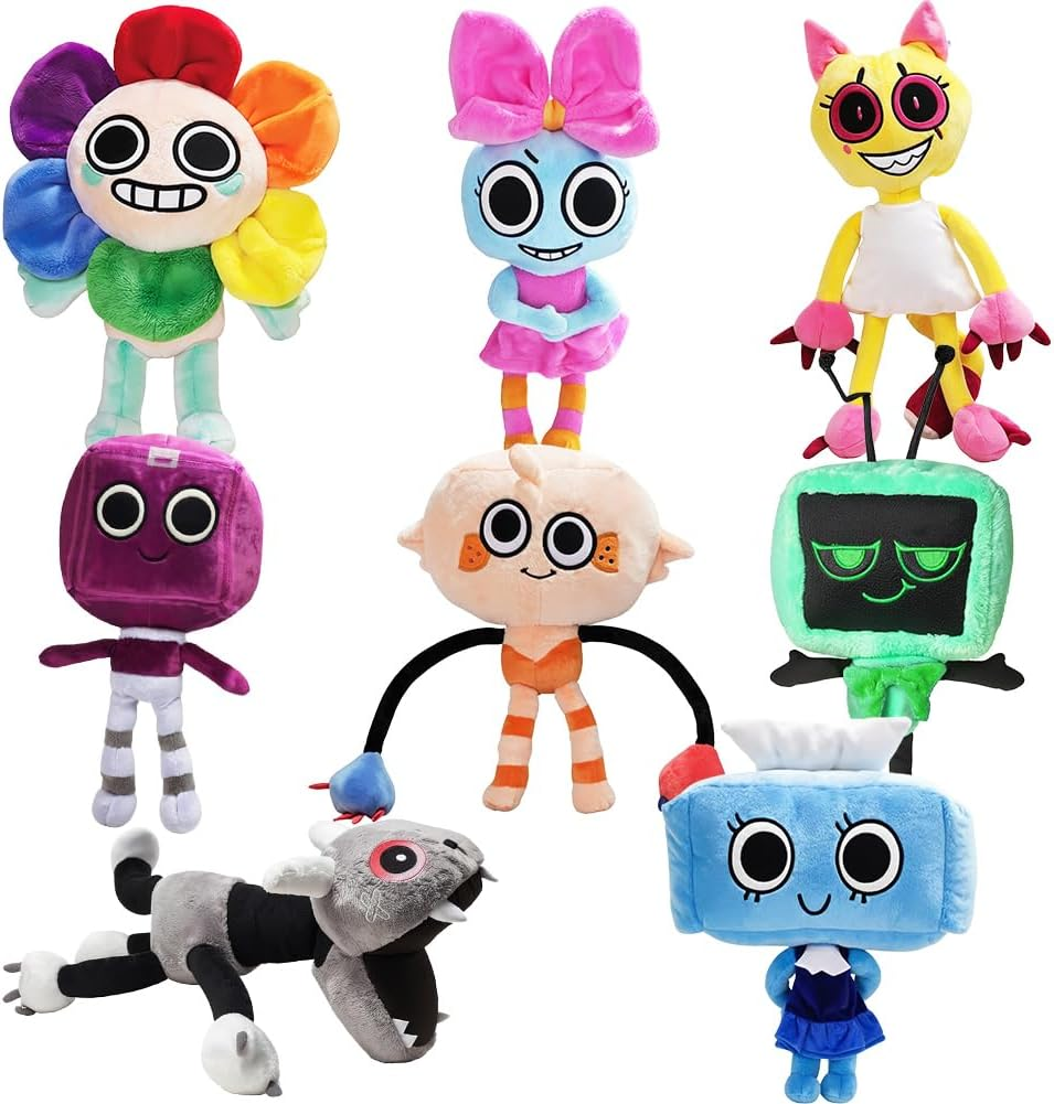 Dandy'S World Plush Toy, 13 Inch Soft Cuddly Toy, Cute Plush Toys for Children, Boys and Girls Aged 4 5 6 7 8 9 10+ Fans, Ideal for Birthdays (Tisha)