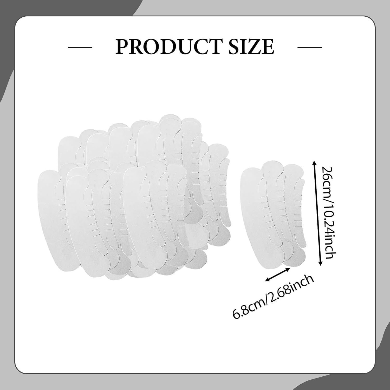 Oshhni 50 Pieces Baseball Cap Inserts Easy to Use Cardboard Cap Fitter Inserts image number 1