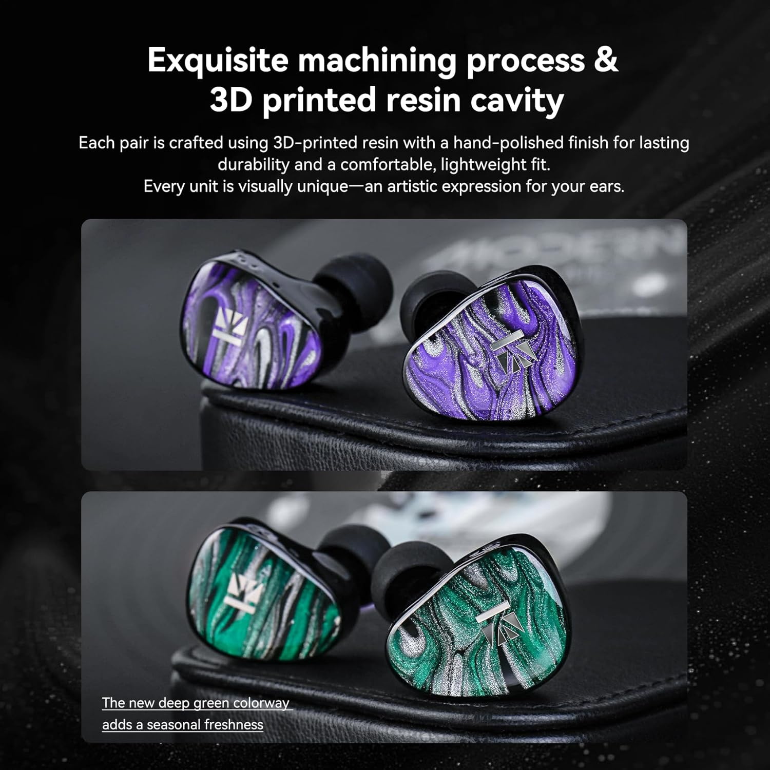 Keephifi KBEAR KB03 Gaming Earbuds, IEM Earphones 1 DD+1 BA+1 Bone Conduction Driver, DJ Headphones Wired with High Purity OFC Cable, Gaming Earphones, Powerful Bass in Ear Monitors for Musicians