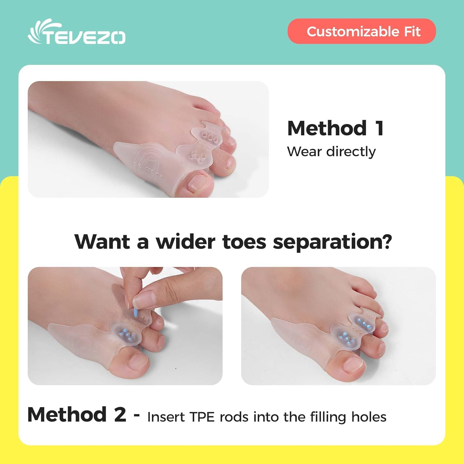 Kids Toe Separator and Protectors image number 1