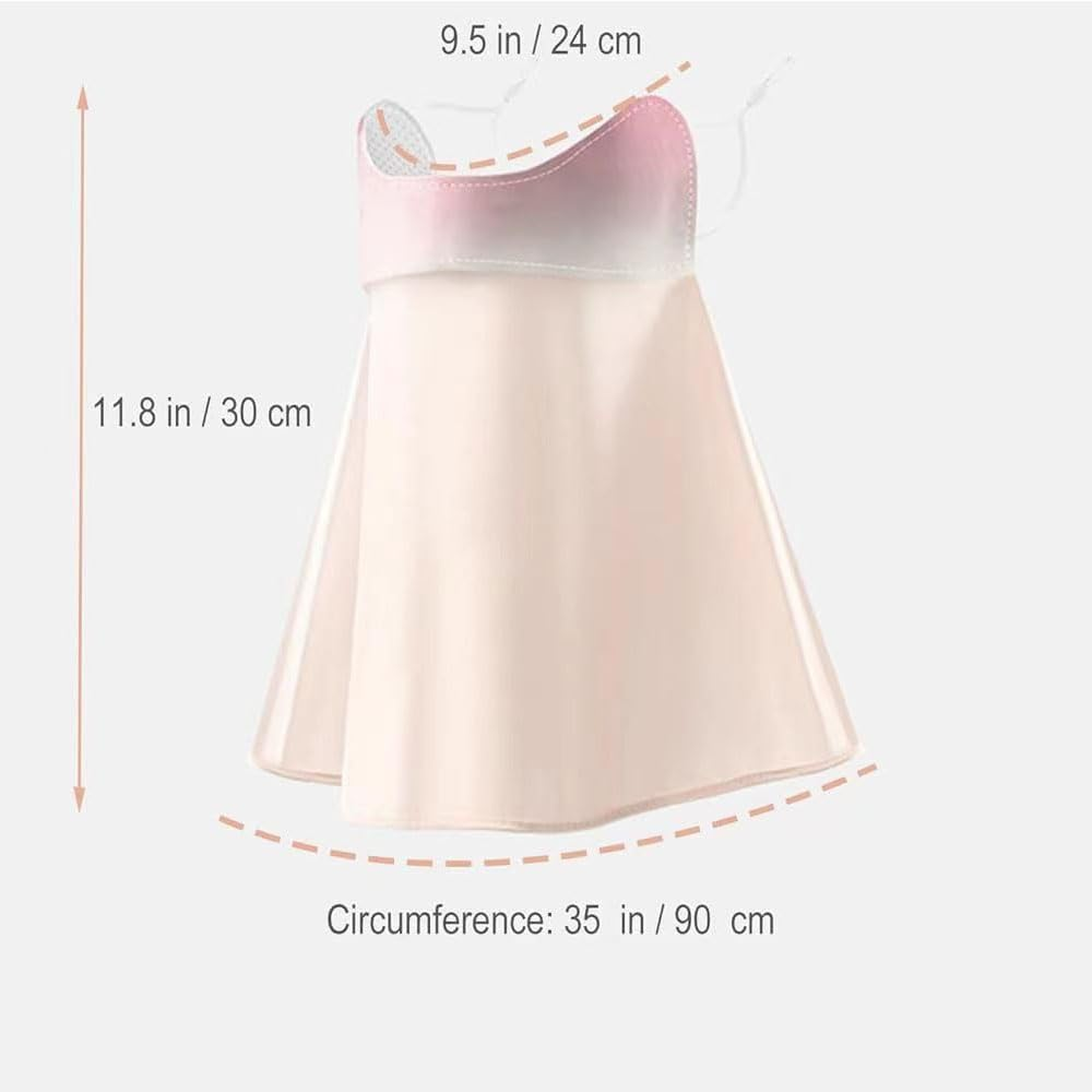 UPF 50+ Face Mask, Ice Silk Cooling Neck Gaiter Sun Protection Face Mask, Lightweight Breathable Earloop Neck Gaiter Scarf for Outdoor Sports, Washable Reusable image number 2