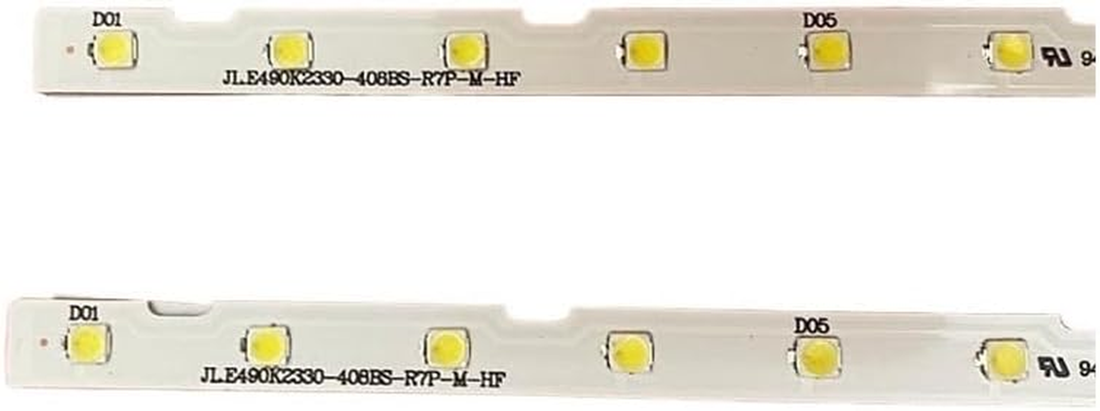 LED Backlight Strip Fit for Samsung UE49NU7170 UN49NU7100 UE49NU7140U UE49NU7100 BN61-15483A BN96-45953A 45953B LM41-00630A 00557A(10 PCS for 5 TV) image number 5