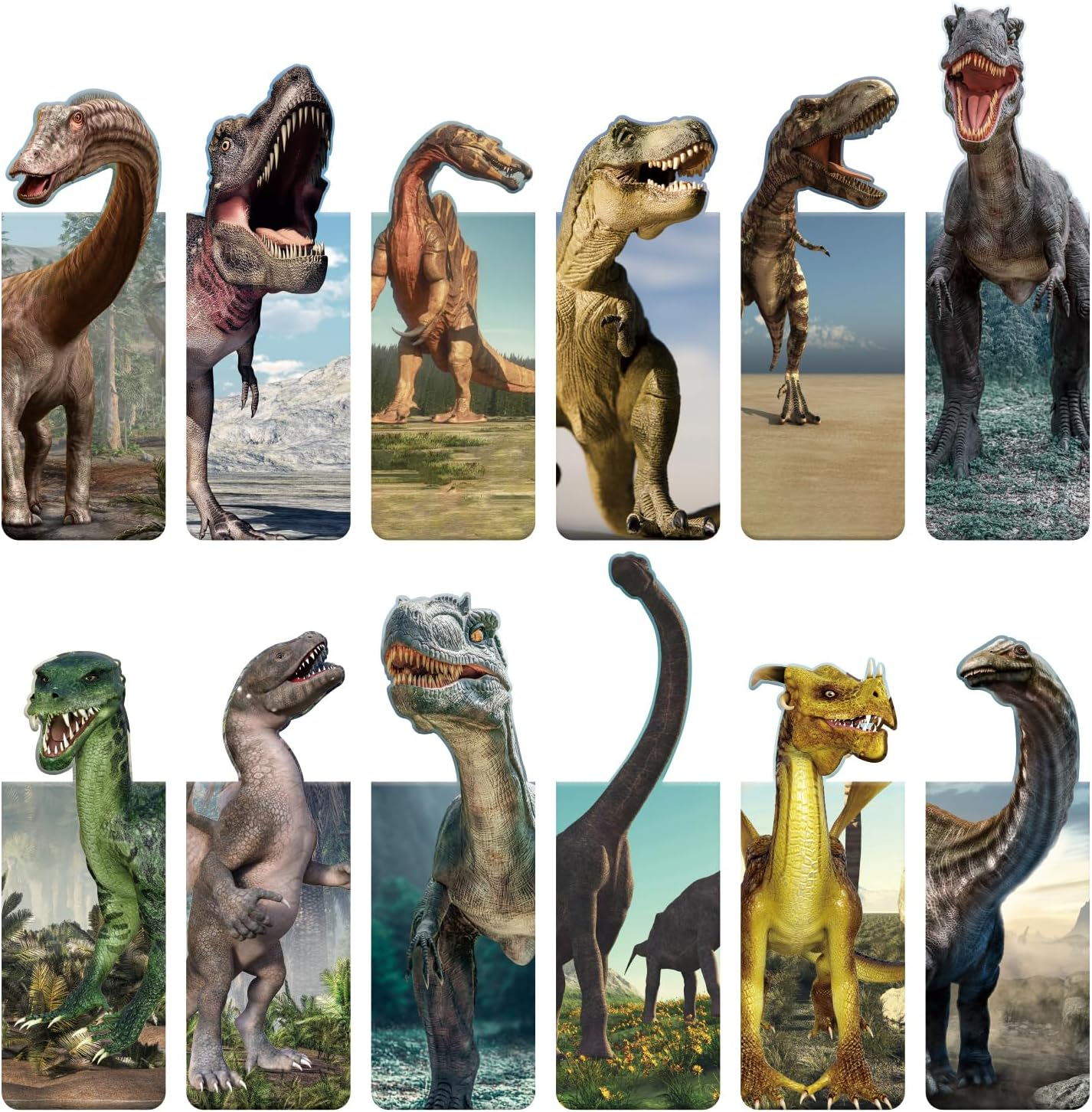 PQCLXUYA 12 Pcs Space Moon Magnetic Bookmarks,Magnet Page Markers for Book Lovers, Kids Teens Students Teachers Reading School Library Office Accessories 12 Styles (Space Moon) image number 2