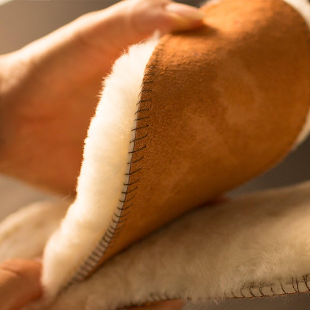 Australian Sheepskin Insoles，Thick and Warm Wool Insole，Women Men Replacement Insole (Women US Size 8) image number 2
