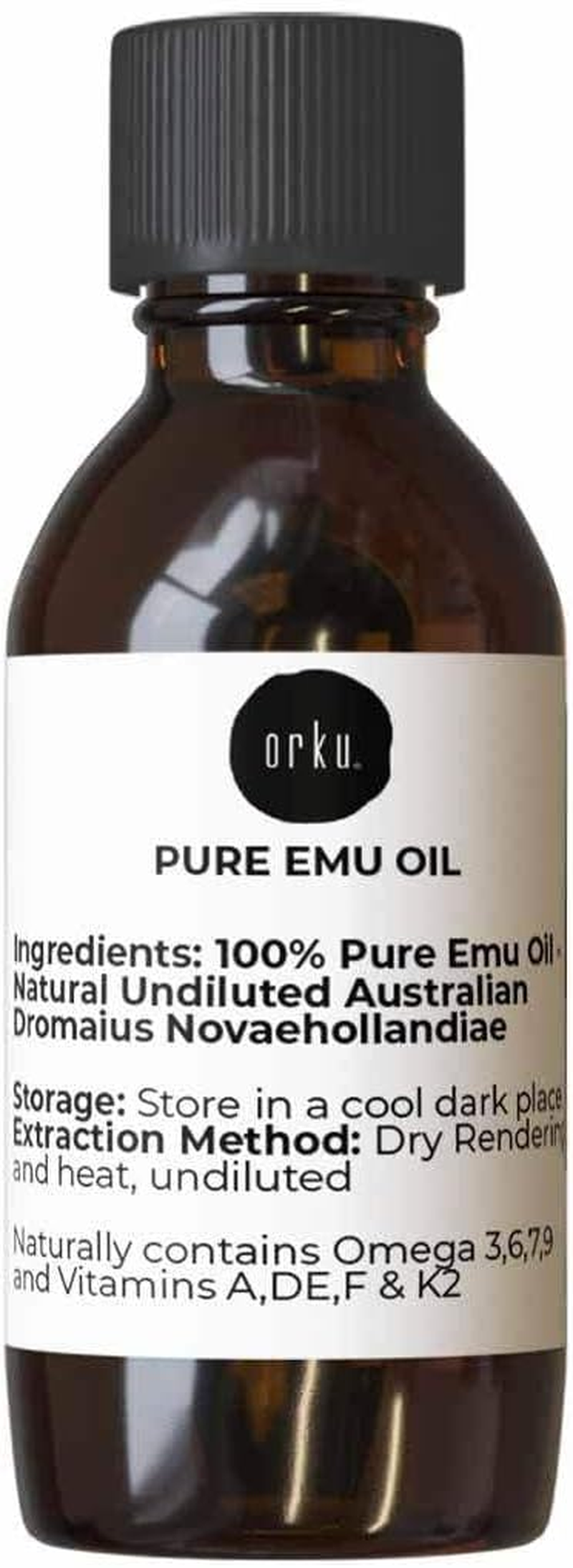 Orku 10Ml Pure Emu Oil - Natural Undiluted Australian Dromaius Novaehollandiae image number 1