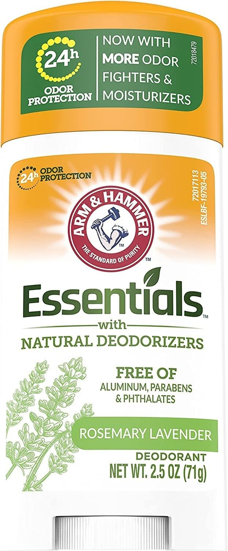 ARM & HAMMER Essentials Natural Deodorant Fresh 2.50 Oz (Pack of 3) image number 3