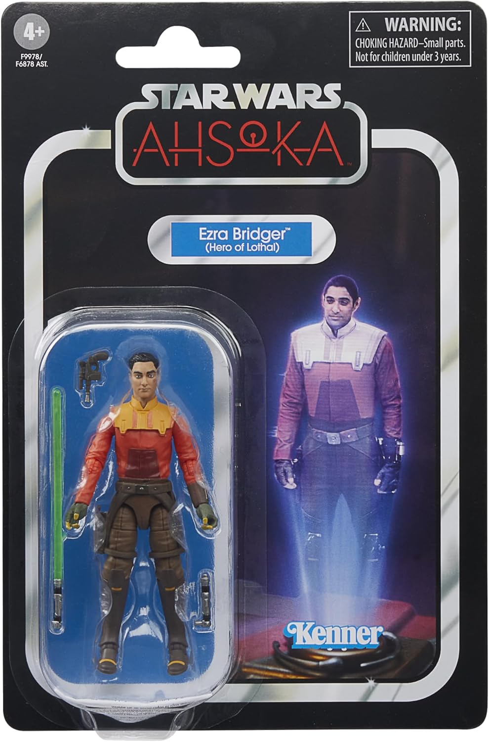 Star Wars the Vintage Collection Ezra Bridger (Hero of Lothal), Star Wars: Ahsoka 3.75 Inch Collectible Action Figure image number 1