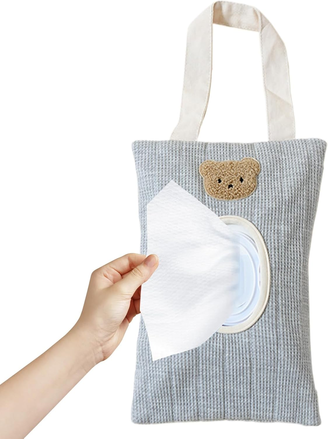 Wipes Dispenser,Portable Wet Tissue Storage Bag | Hangable Portable Container Bag for Home Travel Kitchen Organizing Bathroom Storage Wall