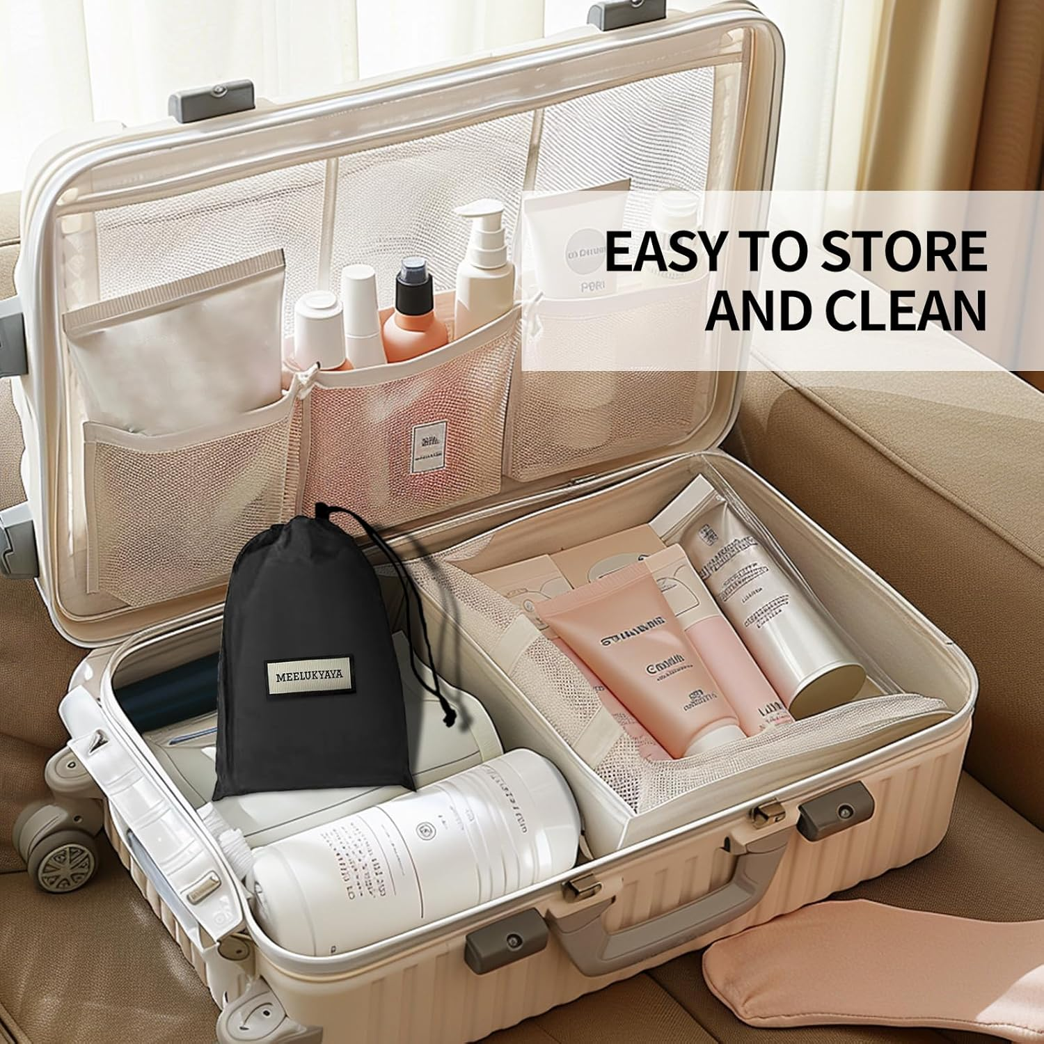 Hair Dryer Diffuser Attachment for Curly Hair,Portable Easy Use for Travel or Apartment,Curly Hair Diffuser Bonnet for Deep Conditioning at Home image number 2