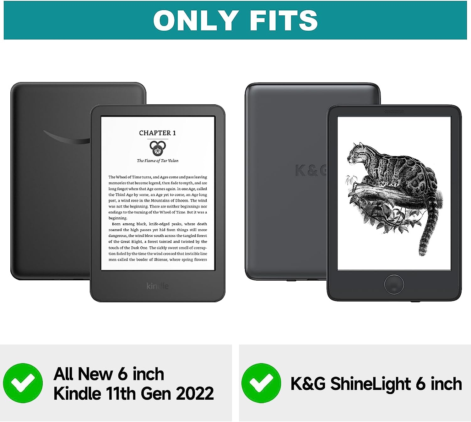 Ayotu Case for 6" All-New Kindle (2024/2022 Release), Slim Lightweight Durable Cover with Auto Sleep/Wake, ONLY Fit 6 Inch Basic Kindle 11Th Gen 2024/2022 Release, Red