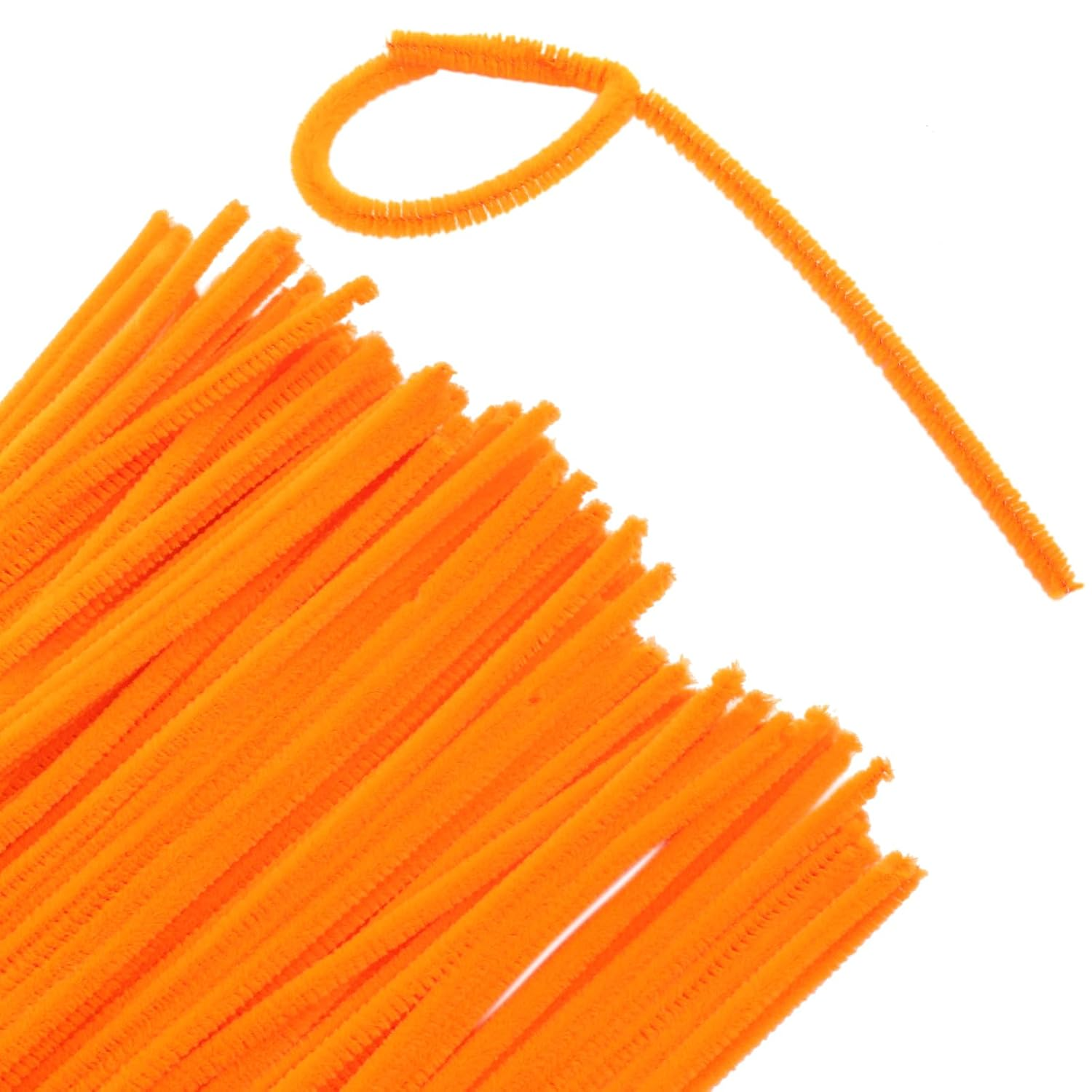 HARSKIYER 200 Pcs Pipe Cleaners Craft, Multicolor Chenille Stems Pipe Cleaners, DIY Pipe Cleaner Bulk 6Mm Fuzzy Pipe Cleaners for Crafting Arts Decorations Festivals (20 Color) image number 6