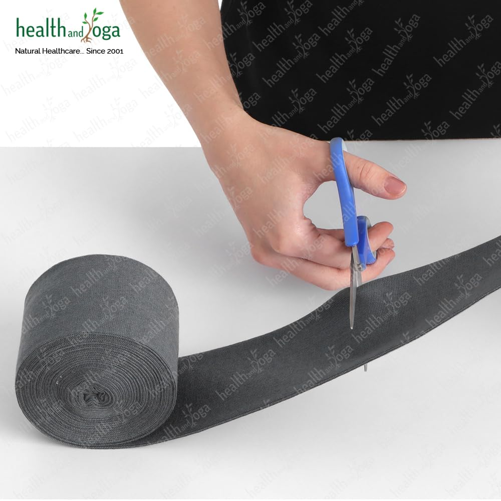 Layerguard Cotton Stockinette Sleeve Roll, Naturally Stretchable Raw Cotton &ndash; Comfort Wear, Sweat Absorbent &ndash; Reduces Itch, Odor and Prevents Residue Build up - Suitable for under and over Cast Bandage Wear (Grey - 3 Inch) image number 6