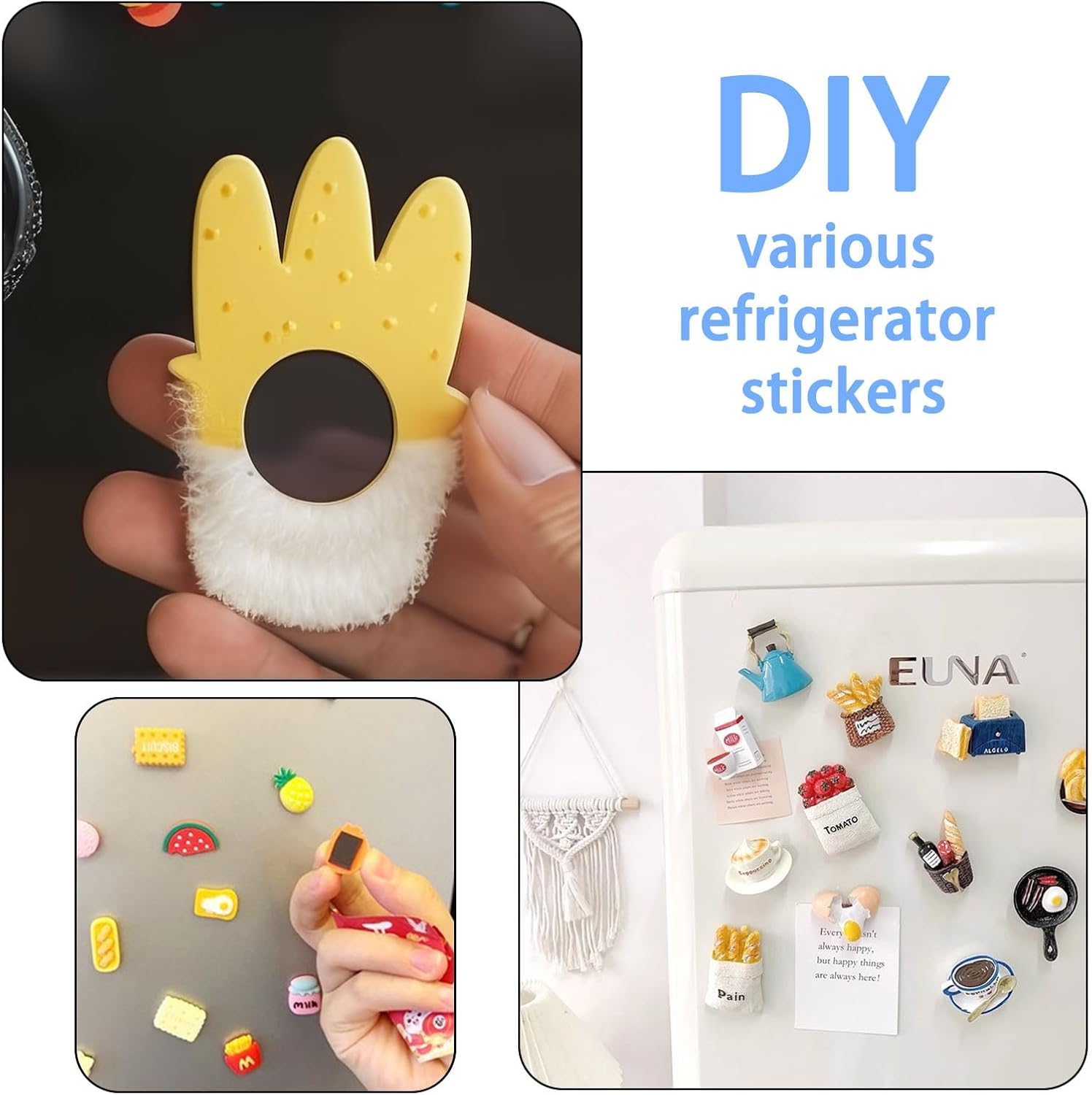 35 Pcs Magnet, Self-Adhesive Magnetic Tape with Adhesive Backing, Rubber Soft Magnetic Sheet Magnetic Strip, Suitable for Handicraft DIY, School, Office and Home Heavy-Duty Adhesive Magnets image number 3