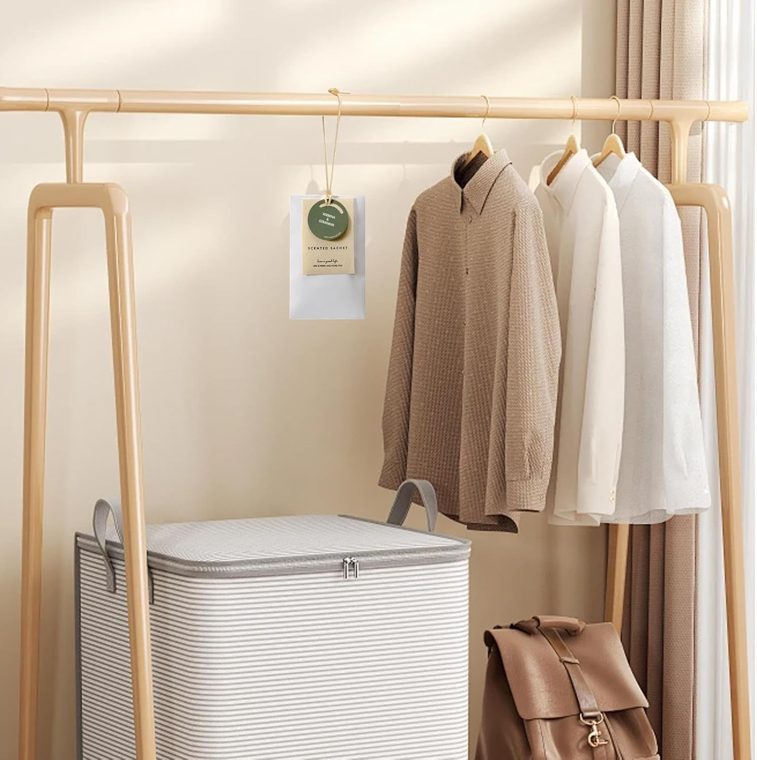 Scented Sachet Packet - Safe Natural Fragrance Sachet Bags - Long-Lasting Air Freshener Bags Sachet Bags for Toilet Shoebox New Bag image number 6