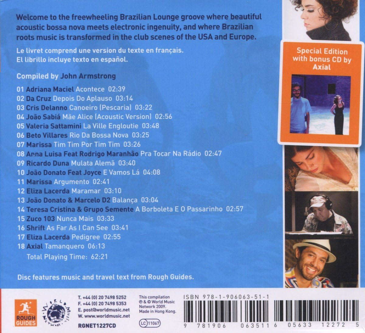 The Rough Guide to Brazilian Lounge (With Bonus CD by Axial) image number 1