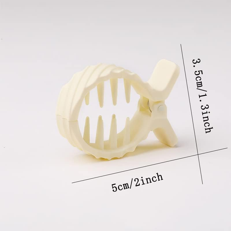 Shark Hair Clips Medium Size Hair Clamps for Girls Matte Hair Claw Clips for Ponytail Hairpin Non Slip Jaw Clips for Hair Styling Accessories for Women 3Pcs