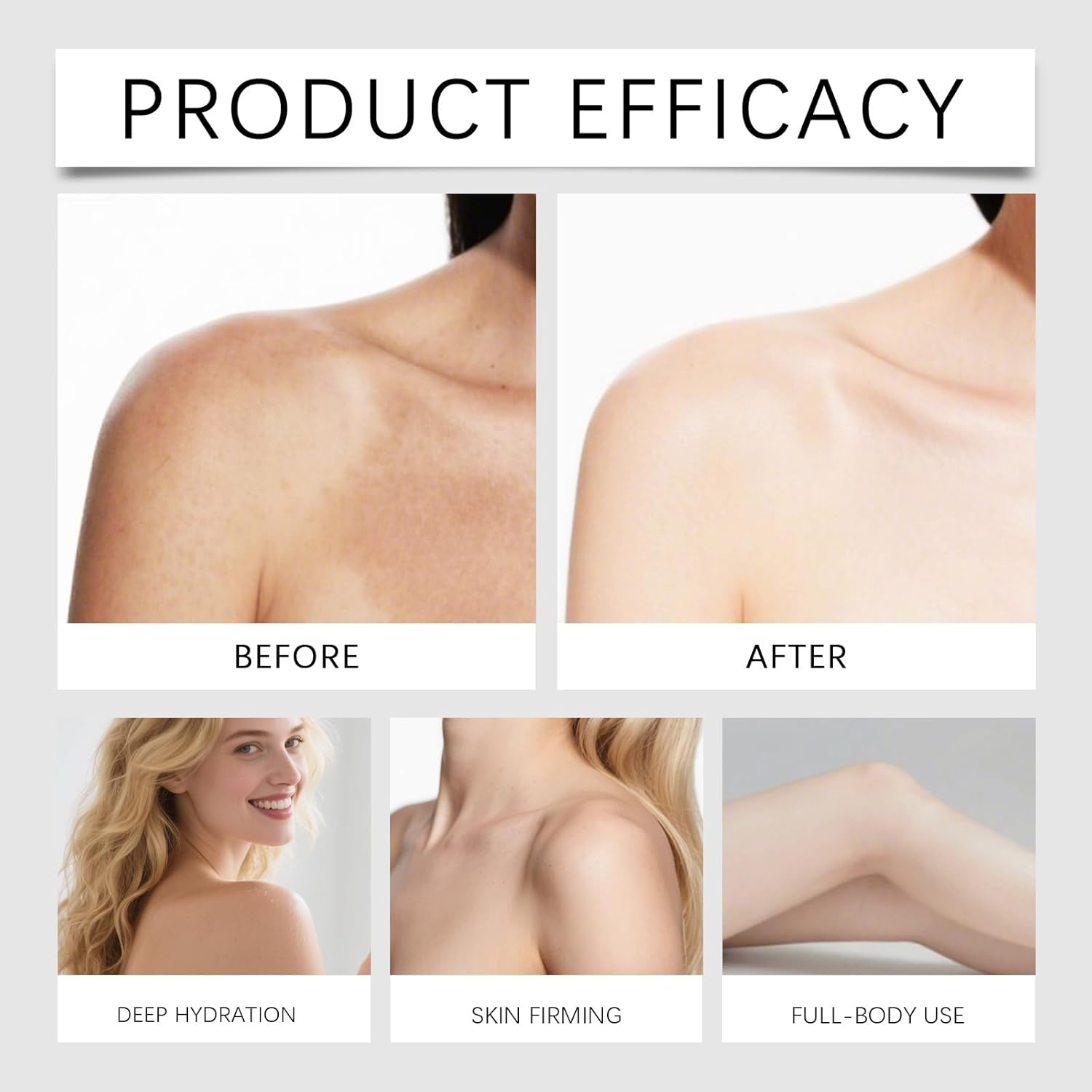 Queen Body Oil for Crepey Skin & Firming, Silk Body Oil for Women, Hydrating Fast Absorbing Moisturizer for Arms Tums Bums Thighs & Underarms, anti Aging Body Care for Dry Skin (1Pcs) - 2Pcs image number 7