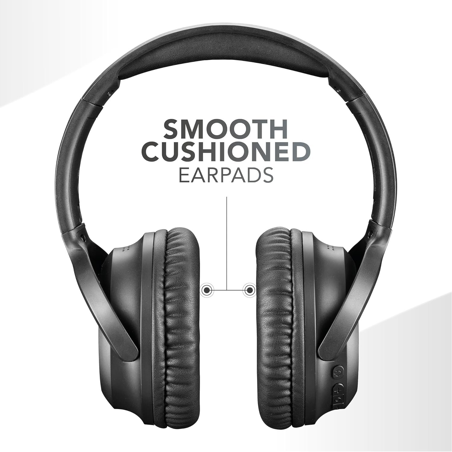 Music Sound - Sunbeat - Wireless Headphones with Solar Panels - 40 Hours Playtime - Adjustable Soft Headband - Dual Charging Mode: USB-C Cable or Solar Panel - Black image number 4