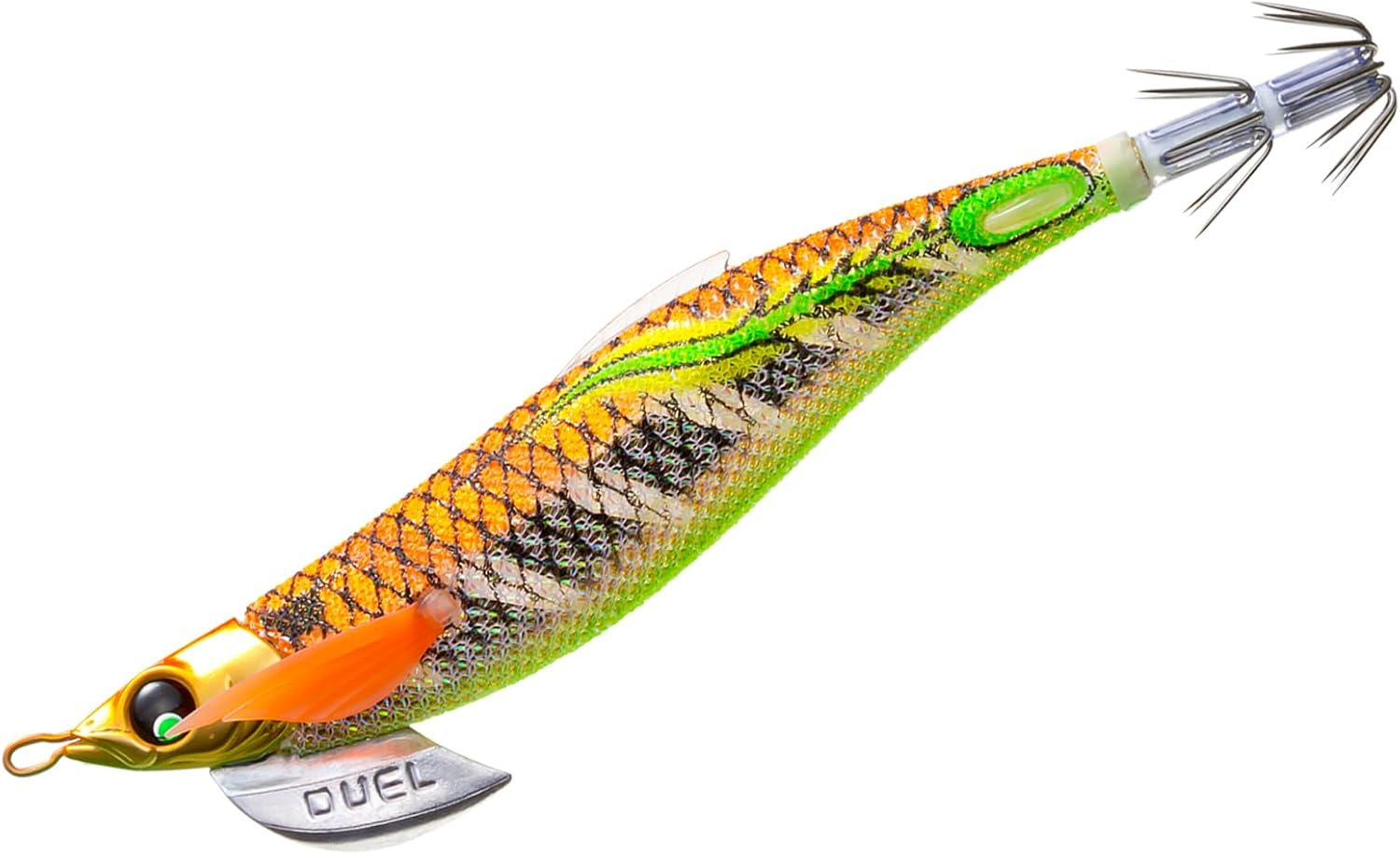 Duel Eggi Squid Fishing Easy Q Fins plus Langan No. 3.5 Rattle Flapper Wave