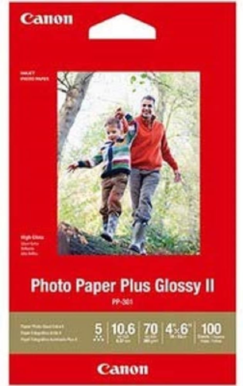 Canonink Photo Paper plus Glossy II 4" X 6" 400 Sheets (1432C007)