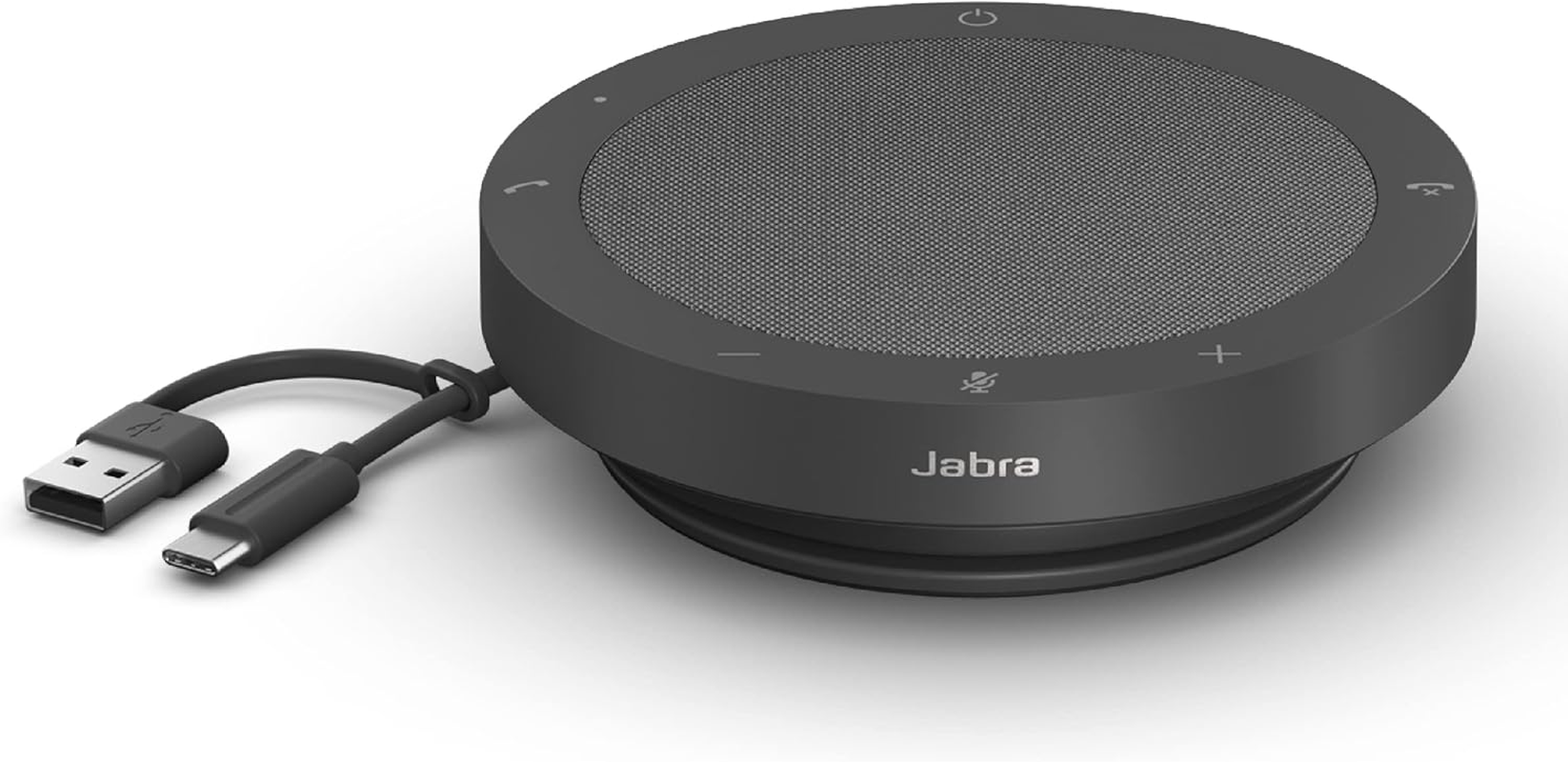 Jabra Speak2 40 Portable Speakerphone - 4 Noise-Cancelling Mics, Full-Range 50Mm Conference Speaker, Wideband Audio & USB-A/USB-C Connections - Certified for Zoom & Google Meet - Dark Grey image number 1