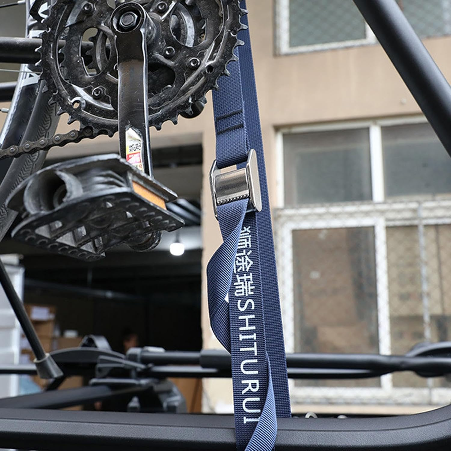 Car Roof Rack Straps,Multipurpose Tie down Straps for Outdoor | 2 Meters Lightweight Cargo Straps, Thickened Lashing Strap for Highways, Mountain Roads image number 6