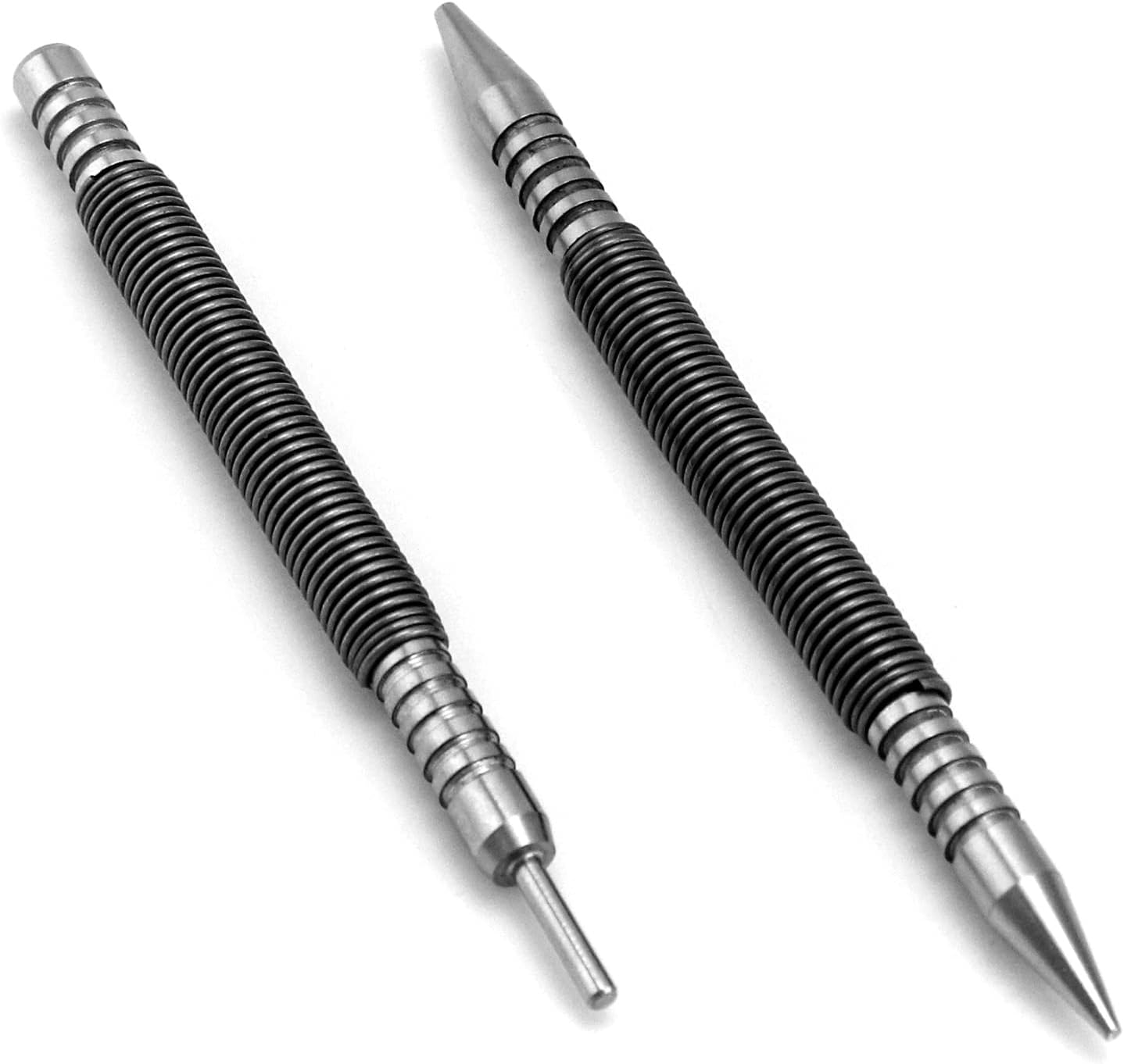 QWORK Pin Punches 1/32" & 1/16" Nail Set, Nail Setter and Hinge Pin Punch Set, 2 Pcs Double Head Spring Tool, 3500 PSI Strike Force Door Pin Removal Tool, image number 4