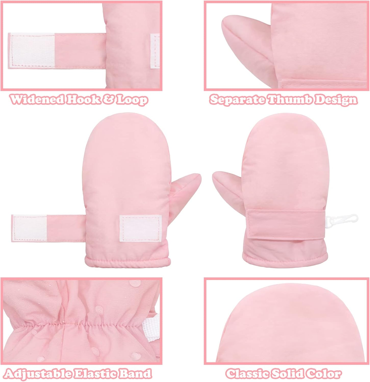 Sarfel Toddler Mittens Waterproof Toddler Gloves Baby Winter Mittens Toddler Snow Gloves Baby Mittens Toddler Winter Gloves