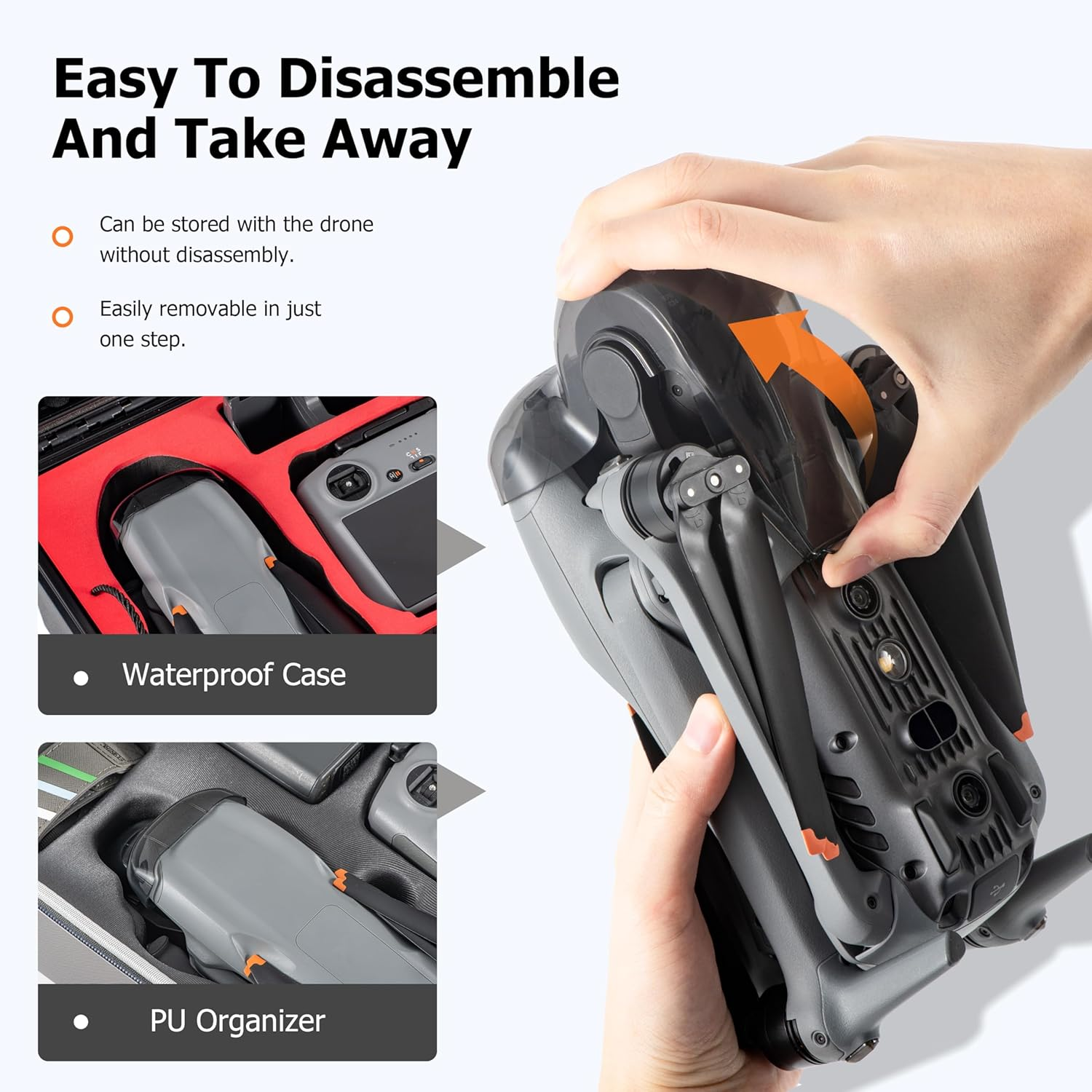 Air 3S Gimbal Protector,Lens Cover Obstacle Sensor Avoidance Cap for DJI Air 3S Drone Accessories image number 1