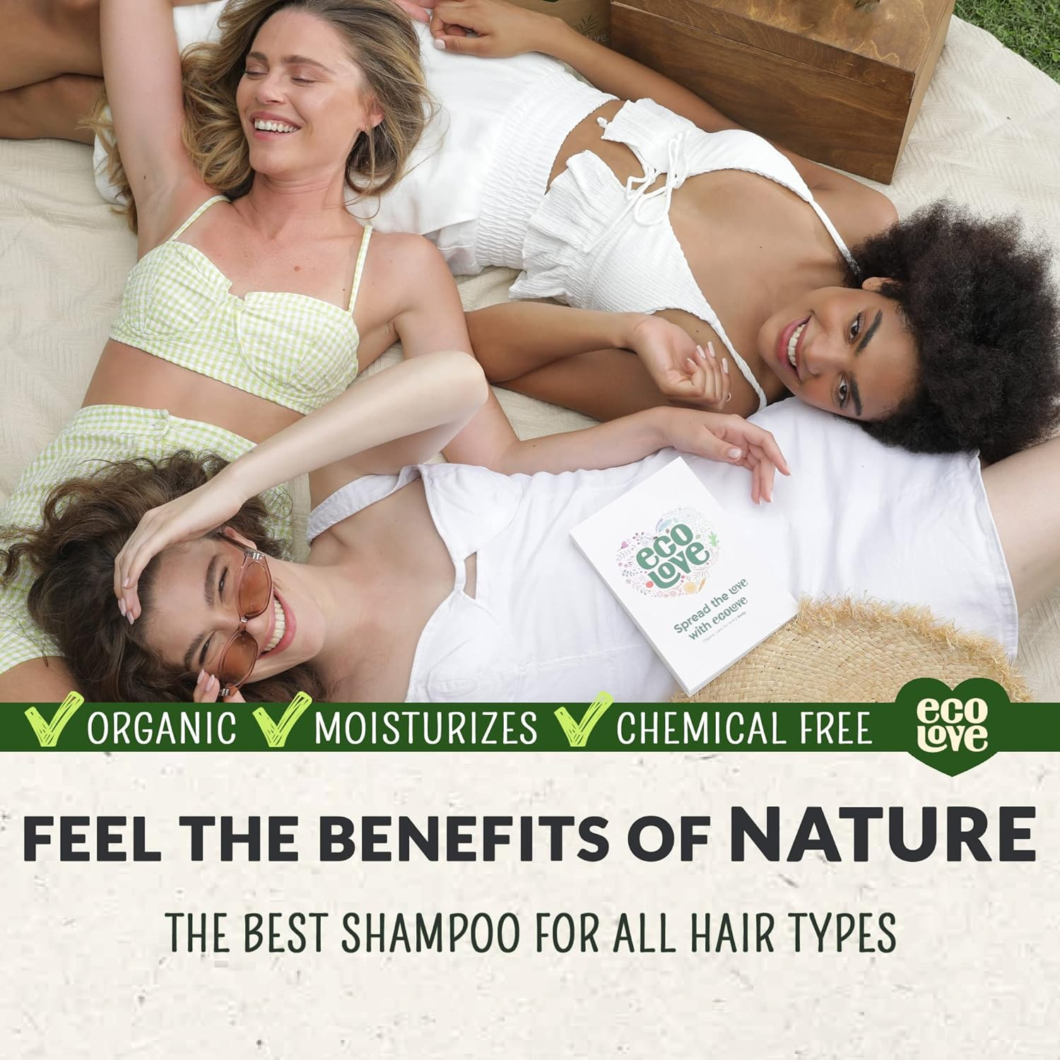 Ecolove - Family Shampoo Green Collection Cucumber, Parsley & Spinach - 17.6 Fl. Oz.