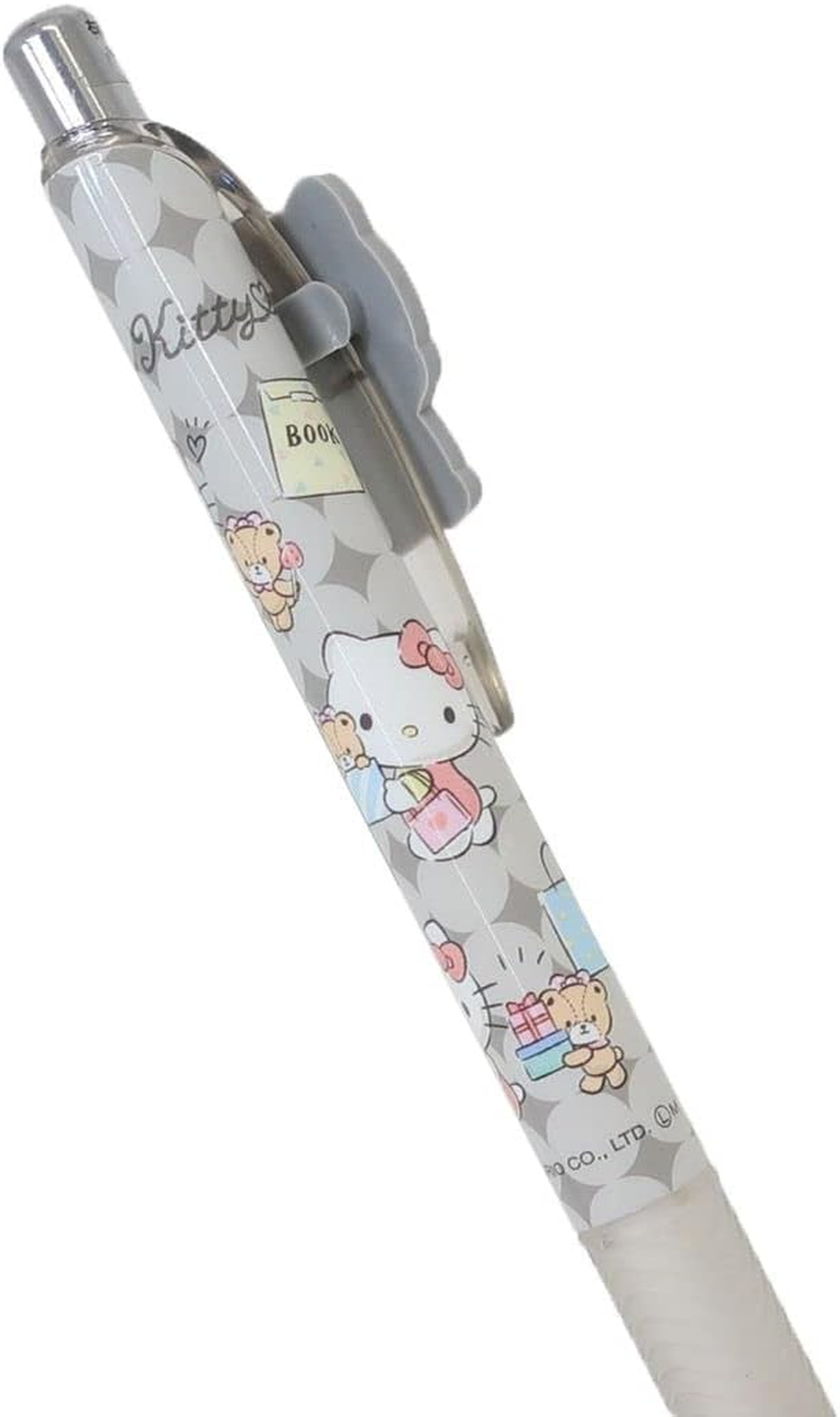 Eye Planning Sanrio Characters Gel Pen with Mascot, Black K6491H image number 1