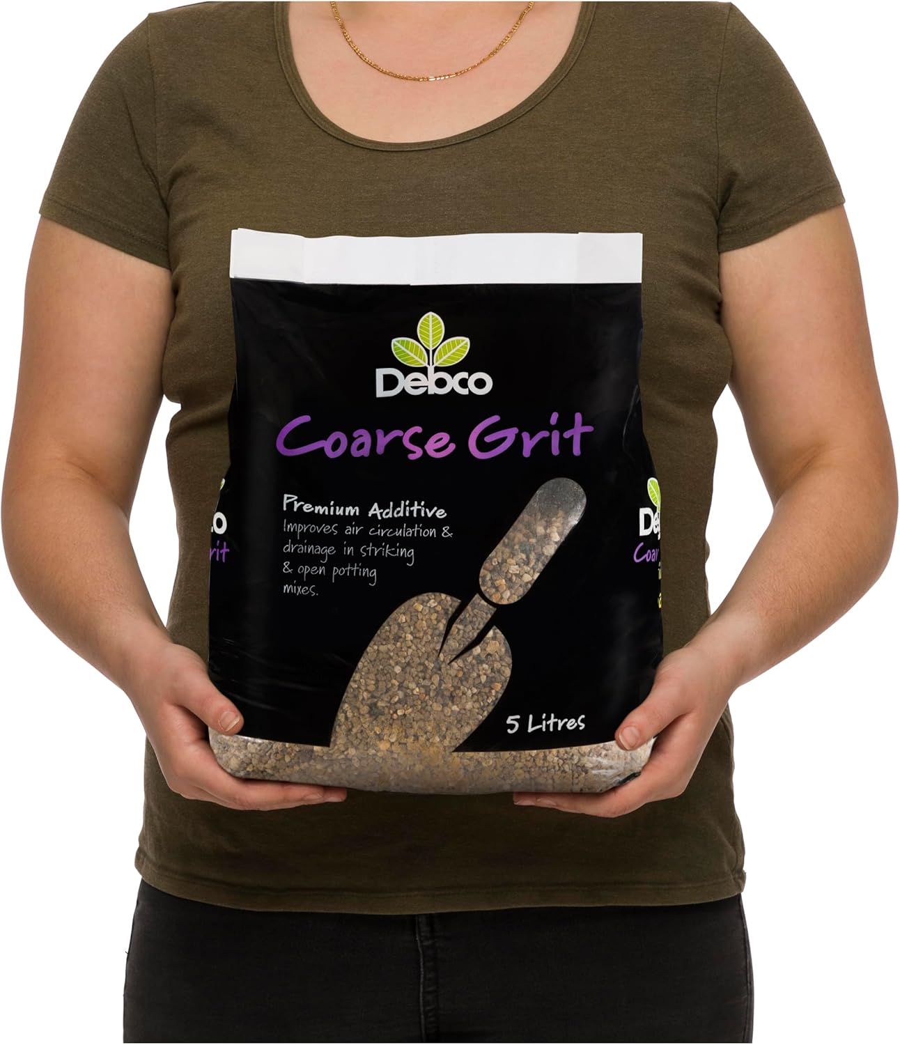 Debco Coarse Grit for Potting Mixes 5L - Improves Air Circulation & Drainage - for Creating Own Mixes - Bonsai Mix & Open Cutting Mix image number 3
