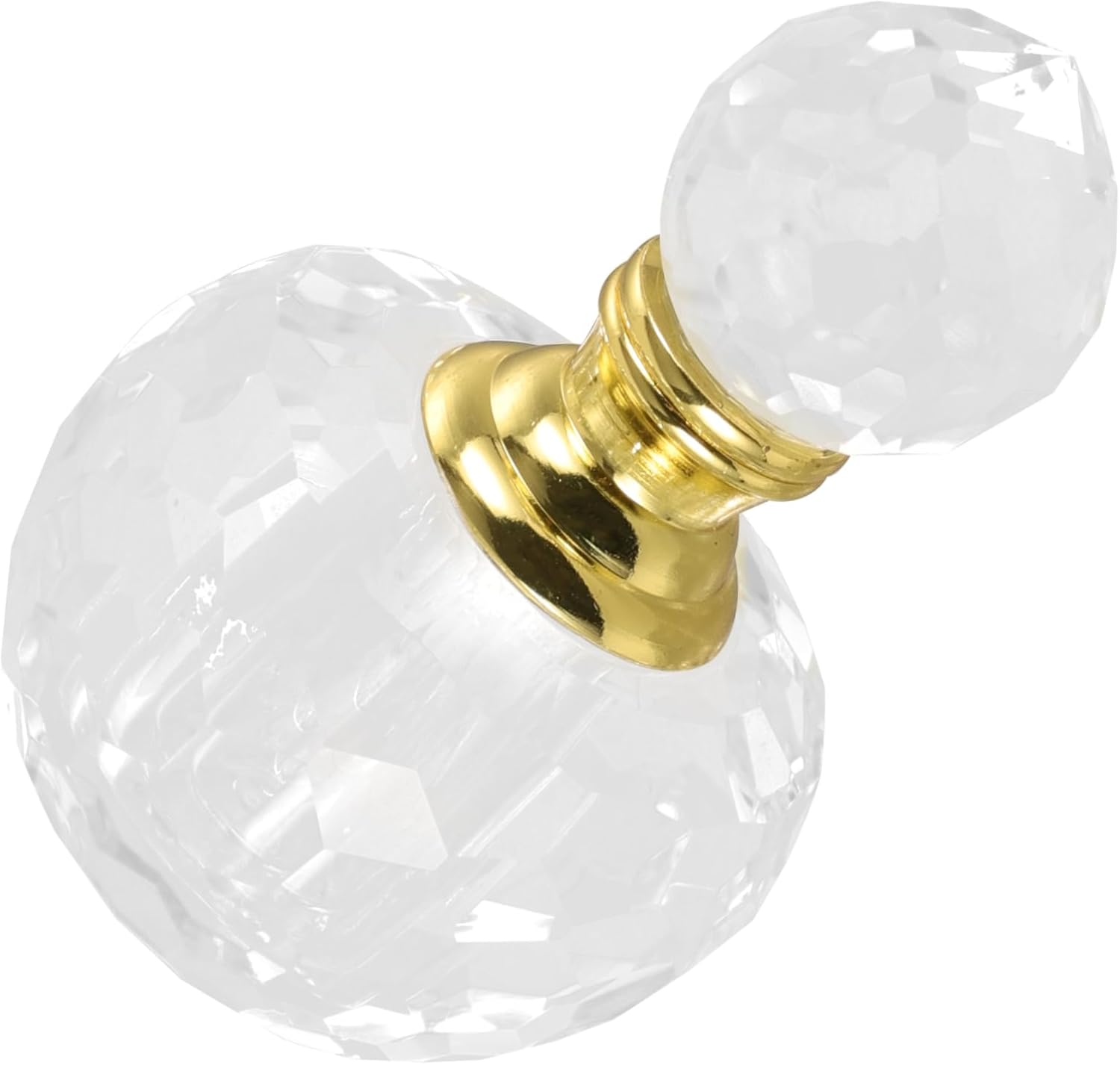 1Ml Refillable Perfume Bottle Crystal Essential Oil Bottle Simple Appearance White Crystal Material Easy to Use Elegant Design for Ladies Daily Use in Living Room image number 4