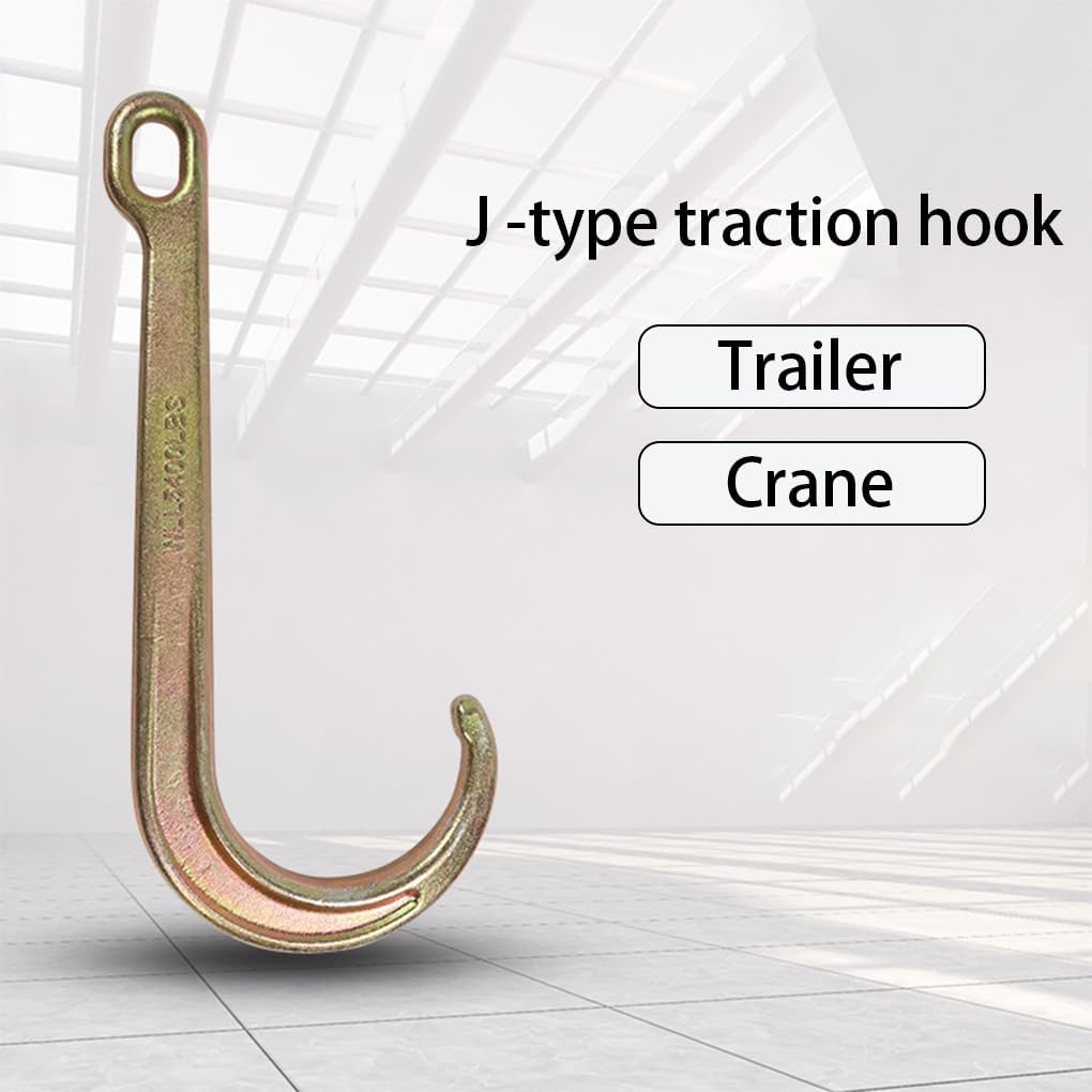 Universal Tow Truck Hook Wrecker J Shaped Hooks Towing Tool Automotive Automobile Repair Upgrade Accessories Spare Parts image number 3