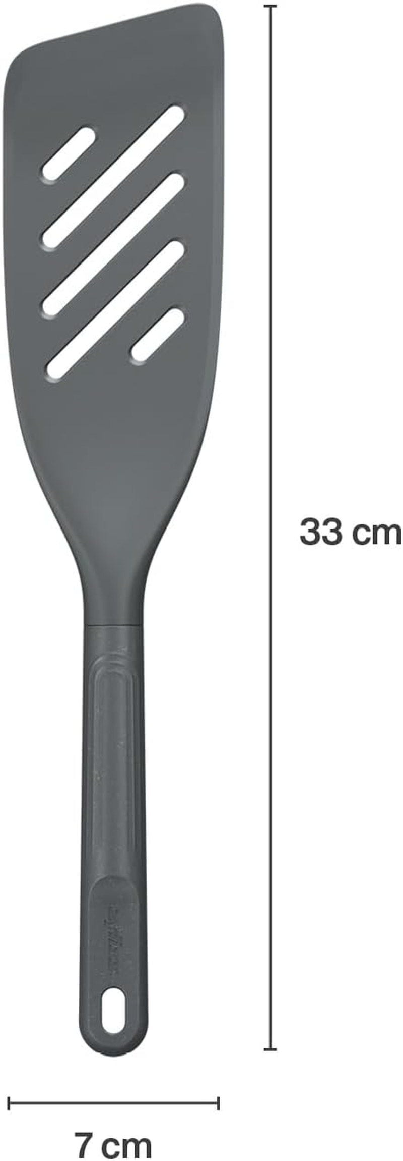 Zyliss Fish Spatula, Sustainable Wheatstraw/Silicone, Fish Turner, Slotted Head, Dishwasher Safe, Non Stick and Heat Resistant Cooking Utensils, Beluga Grey, 32.5Cm X 7Cm image number 6