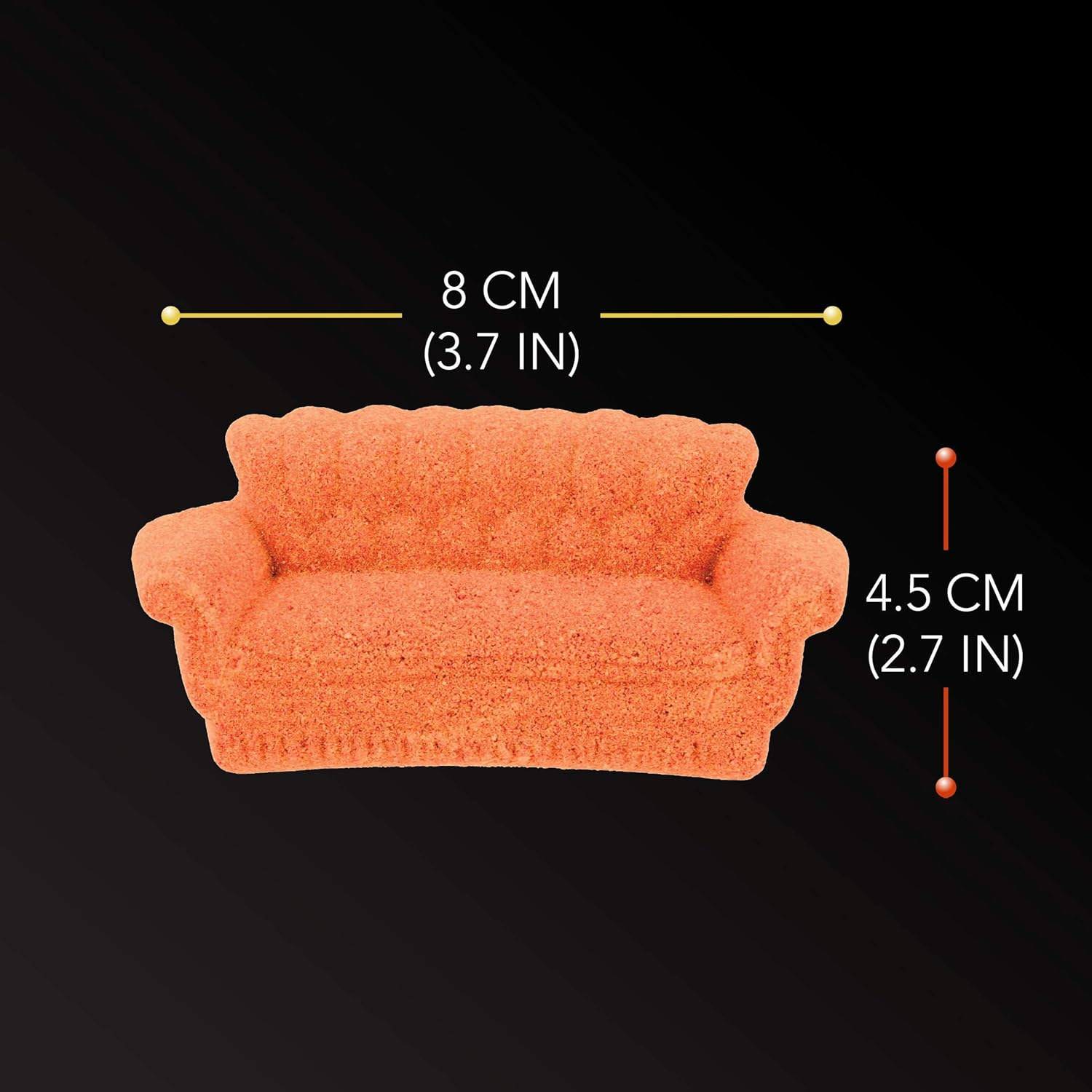 Paladone FRIENDS TV Show Sofa Shaped Bath Fizzer Set - Tropical Scent- Set of Two 50G Fizzies, Pink image number 1