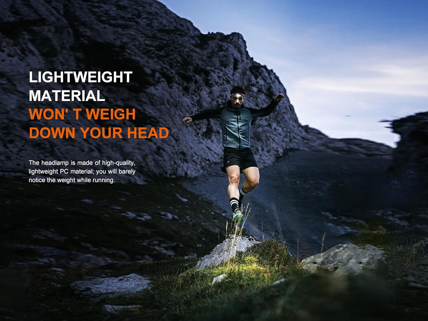 Fenix HL18R-T V2.0 Headlamp - Aluminum & Cool & Warm White - 800 Lumens & 125M Long Throw - Super Bright & 160 Hrs Working - Dual Primary Beams - Emergency Light for Camping & Outdoor Adventures White