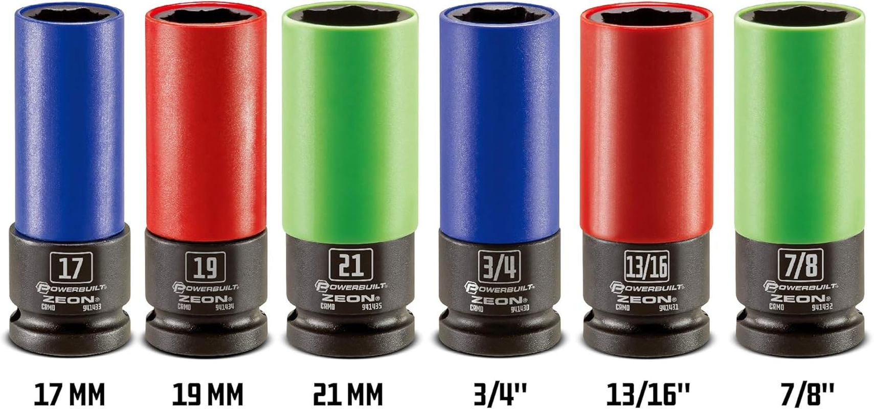 Powerbuilt 19Mm Zeon Lug Nut Socket Set for Damaged Lug Nuts - 941434M image number 3