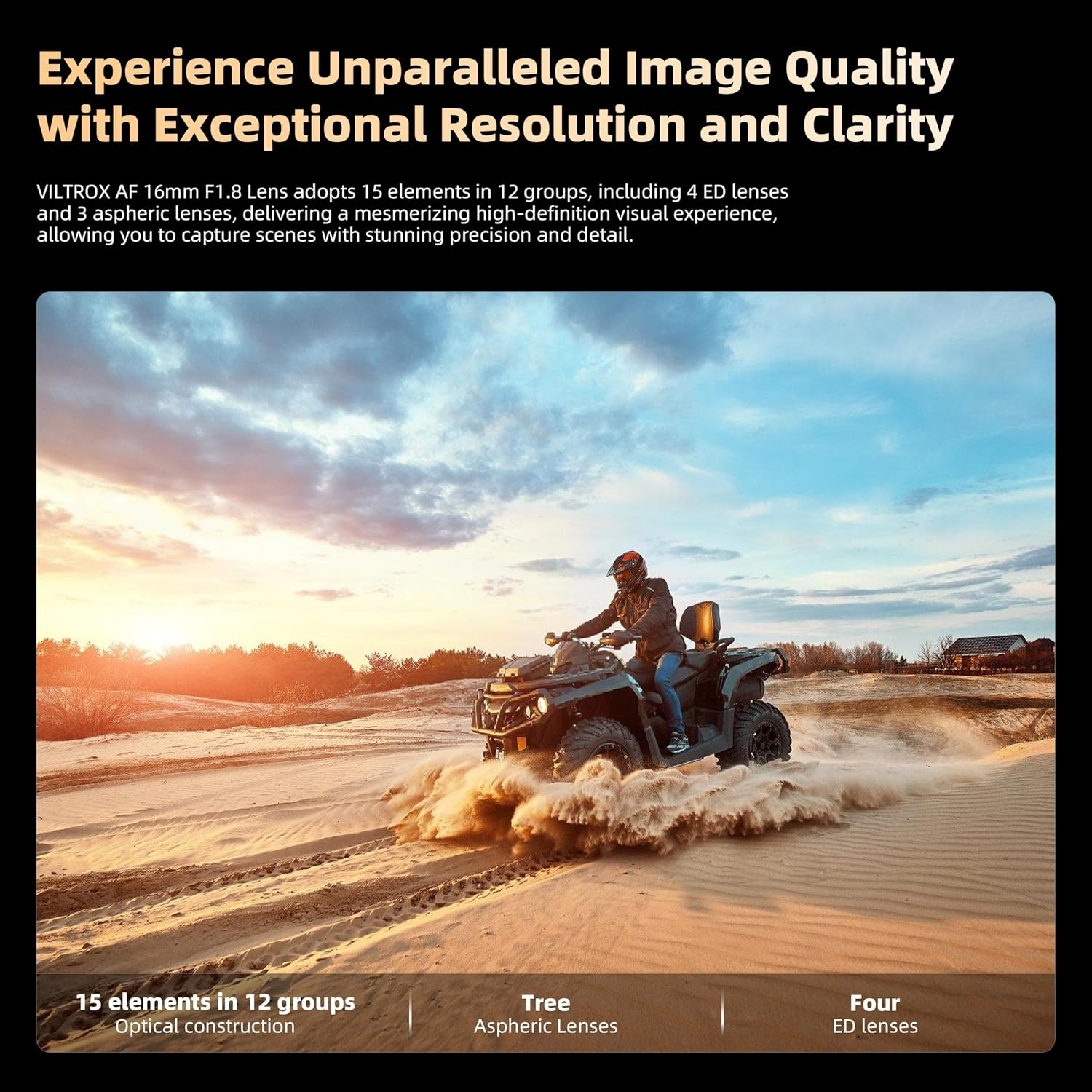 Viltrox AF 16Mm F1.8 Z, Pro Level, Wide Angle, Autofocus, Digital Full Frame DF Camera Lens, with LCD Screen Customizable Button AF/MF Switch for Nikon Z Mount Camera Zfc Z50 Z5 Z6 Z7 Z8 Z9 Z7 Mark II image number 3