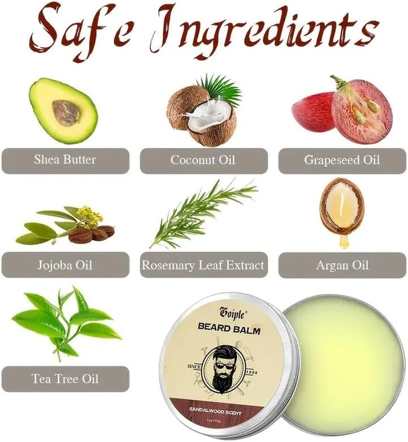 Goiple Beard Balm, Sandalwood Scent, Moisturising Beard Care, 30G image number 6