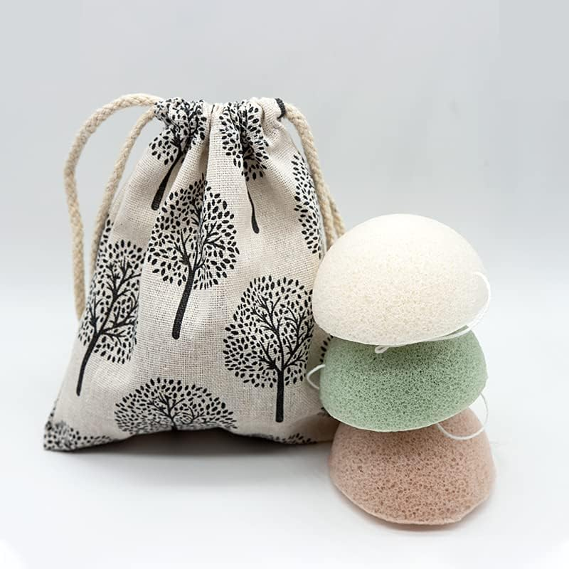 Bath Brush Konjac Bath Sponge for and Body Cleansing Bath Body Brush (Size : 3PCS-PYB) image number 3