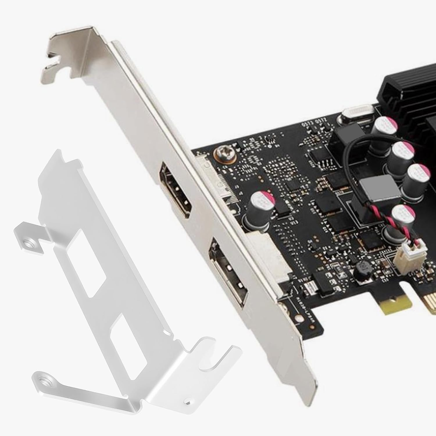 LT Easiyl Computer Half Height Graphics Card Bracket DP+HDMI Barrier Compatible with MSI GT 1030 2GB LP OC image number 5