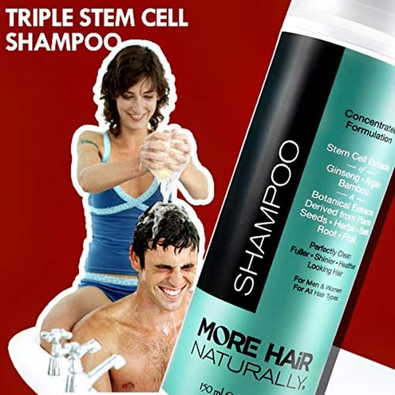 More Hair Naturally TRIPLE STEM CELL SHAMPOO: State of the Art Hair Improvement (Newest Version of Kevis 8 Shampoo) image number 4