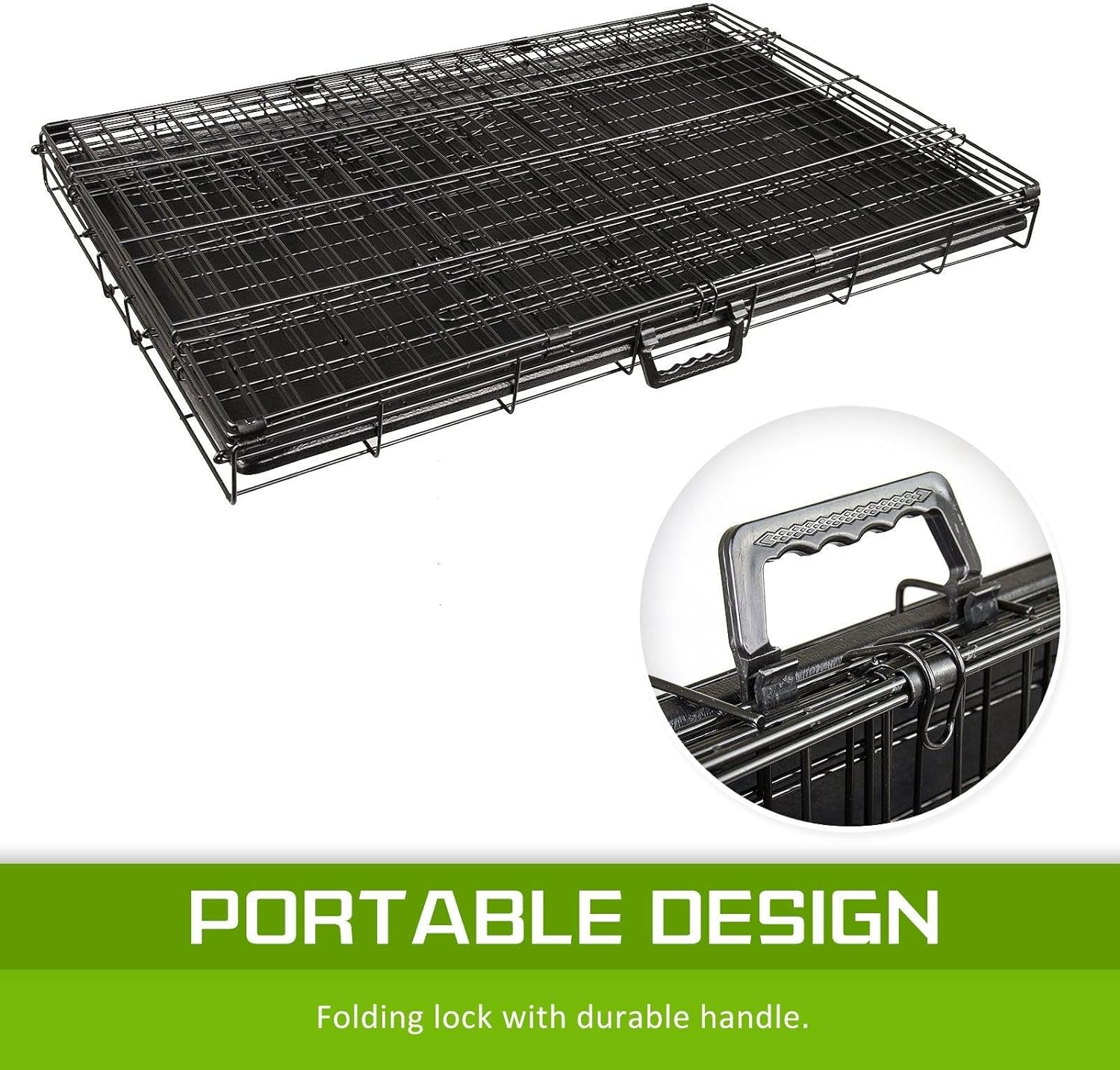 Paw Mate Dog Cage with Removable Tray image number 1