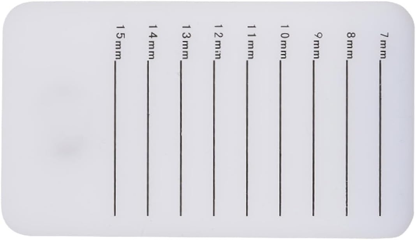 SEWACC Eyelash Extension Platform Acrylic Eyelash Grafting Pallet White Extension Supplies Lash Pads for Professional Lash Application image number 2