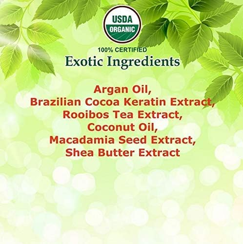 GIOVANNI 2Chic Ultra-Sleek Leave-In Conditioning & Styling Elixir - Phyto-Keratin & Argan Oil, Anti-Frizz Formula, Coconut, Shea Butter, Pro-Vitamin B5, Color Safe, Paraben Free 118Ml image number 4