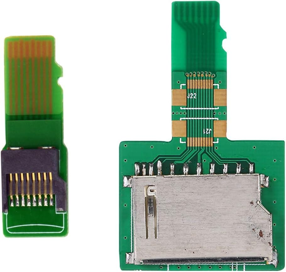 Cablecc 1Set SD TF Card Socket Female to Micro-Sd TF Male Memory Card Kit Extension Adapter Testing Tools Extender image number 1