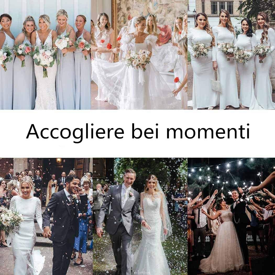 LATRAT Lot of 2 Wedding Hair Clips Silver Crystal Wedding Hair Clip with Silver Rhinestones Hair Accessories for Bride and Bridesmaids image number 5